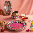 Magnolia Fleur Karwa Chauth Thali Set