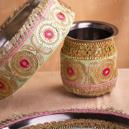 Amelia Karwa Chauth Thali Set