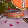 Tangerine Karwa Chauth Thali Set