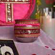 Charming Pink Karwa Chauth Thali Set