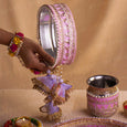 Lavender Karwa Chauth Thali Set