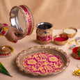 Bridal Glamorous Karwa Chauth Thali Set