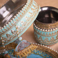 Hydragenea Blue Karwa Chauth Thali Set