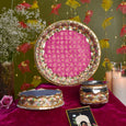 Dazzle Pink Karwa Chauth Thali Set