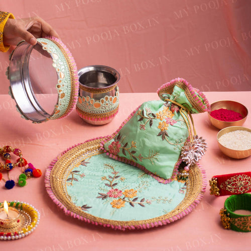 Petunia Karwa Chauth Thali Set