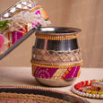 Pretty Dahlia Karwa Chauth Thali Set