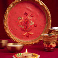 Magnificient Magnolia Flora Karwa Chauth Thali Set