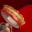 Magnificient Magnolia Flora Karwa Chauth Thali Set