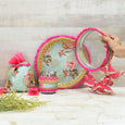 Blooming Peonies Floral Karwa Chauth Thali Set