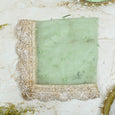 Graceful Green Beaded Thali Cover