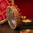 Romantic Red Roses Karwa Chauth Thali Set