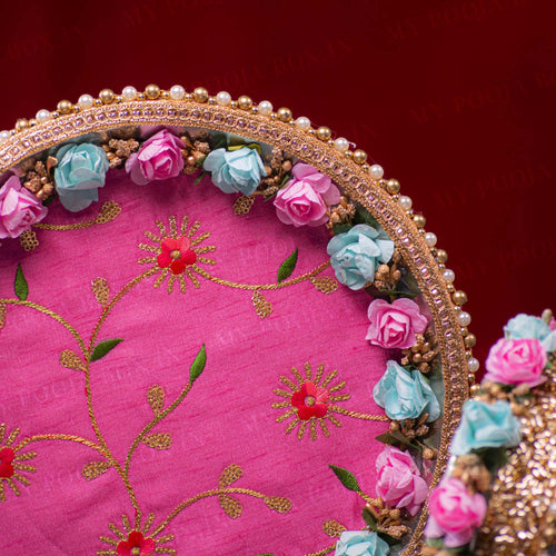 Magnolia Fleur Karwa Chauth Thali Set