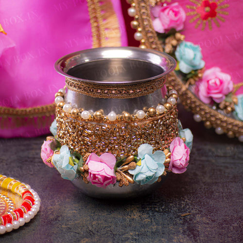 Magnolia Fleur Karwa Chauth Thali Set