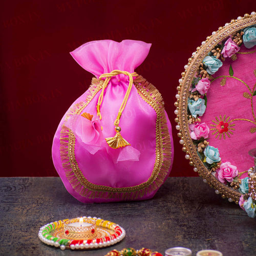 Magnolia Fleur Karwa Chauth Thali Set