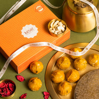 Kaju-Mango Modak 12PC Sweet Box for Ganesh Chaturthi