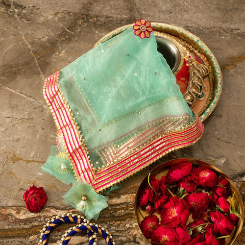 Meadow Green Serenity Thali Cover