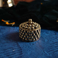 Traditional Brass Sindoor Container