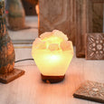 Himalayan Pink Salt Square Firebowl Glow Lamp
