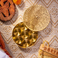 Unique Handcrafted Brass Pooja Samagridaan