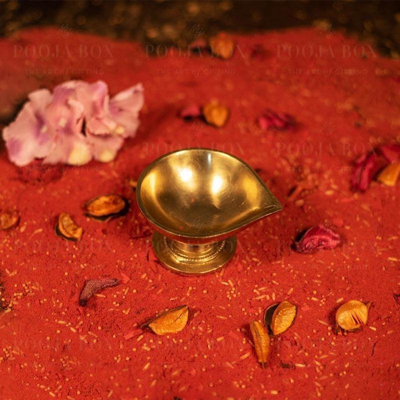 Antique Brass Plain Deepak