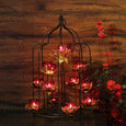 Beautiful Bird Cage Lotus Diya Holder Candle