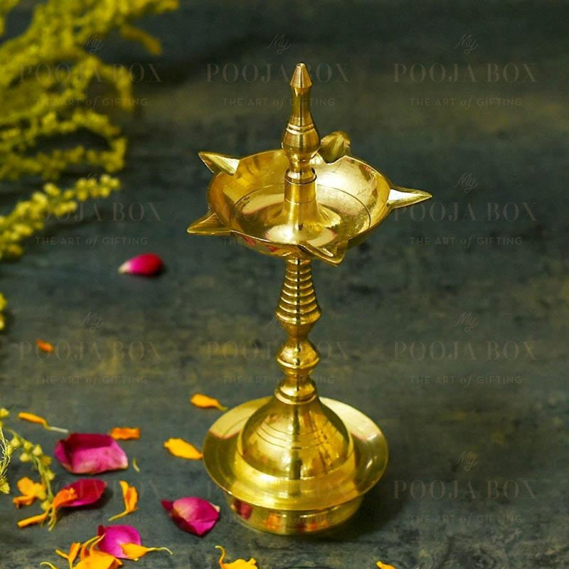 Traditional Deepak Oil Lamp (Brass)